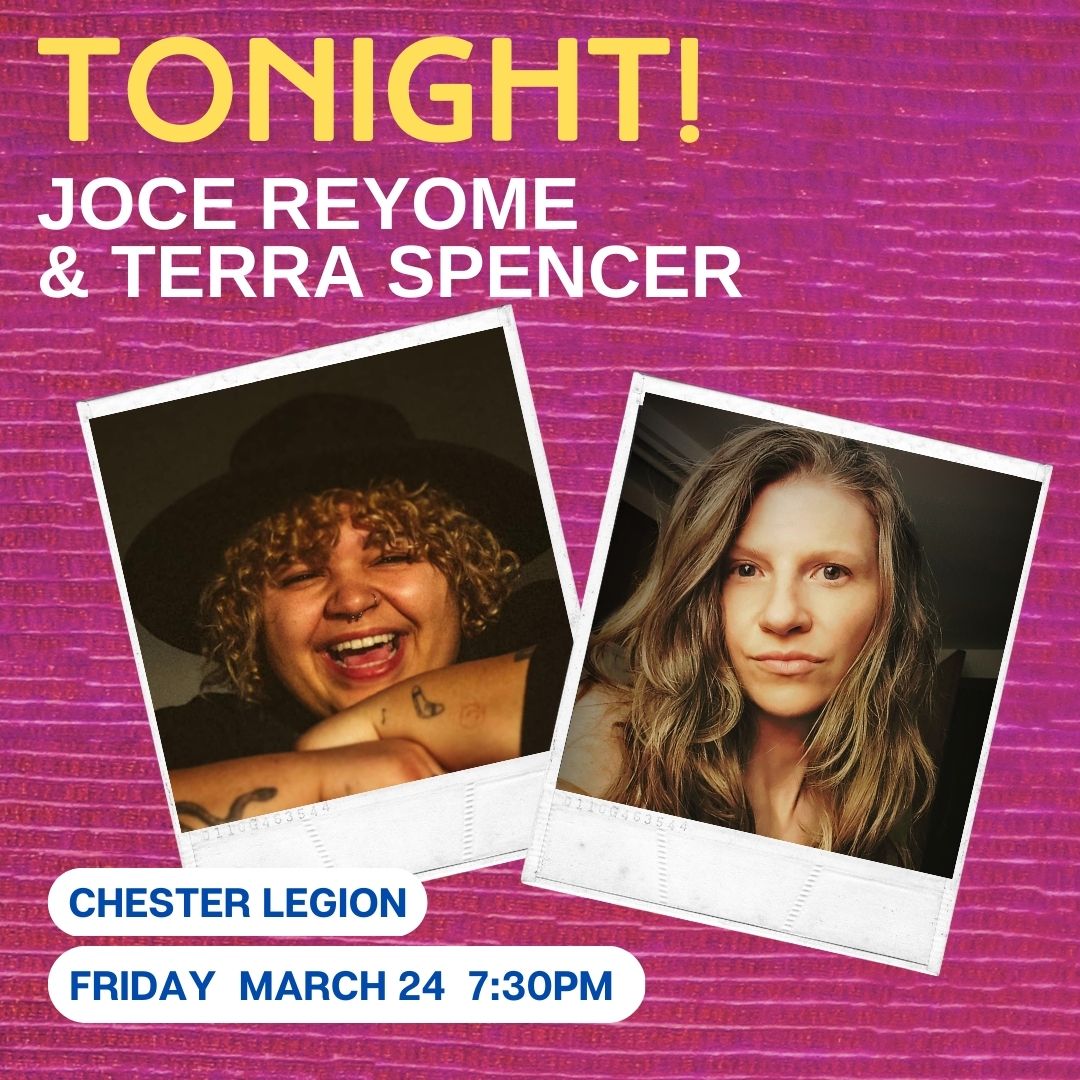 Some great seats left for tonight's Joce Reyome &amp; Terra Spencer concert! Book online or take your chance at the door! 
ci.ovationtix.com/35881/producti…