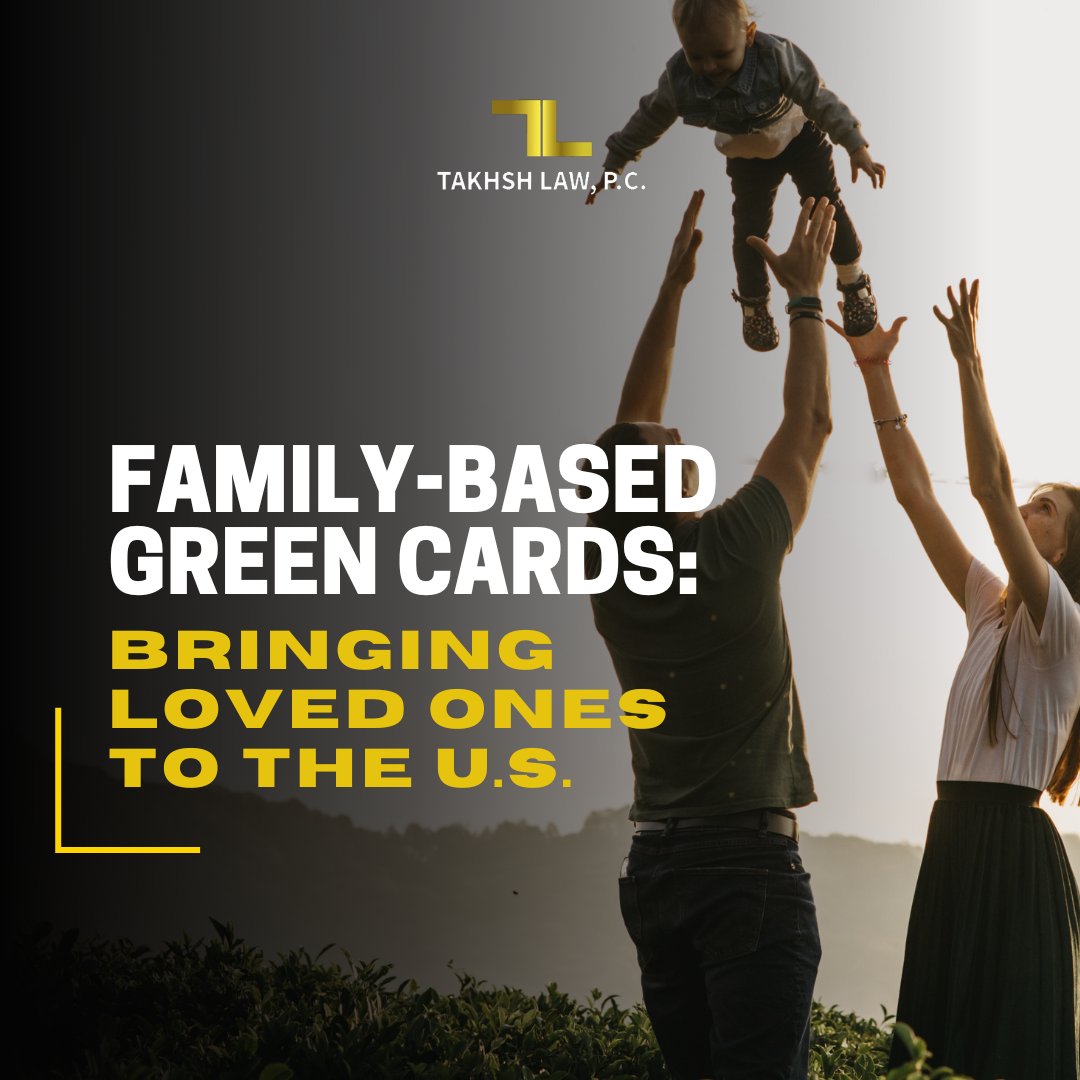 ImmiCounsel's tweet photo. Bringing your loved ones to the United States just got easier with family-based green cards! 💕

Don't navigate this process alone – contact a trusted immigration attorney for guidance! 💬 https://t.co/cnL3skJa2y