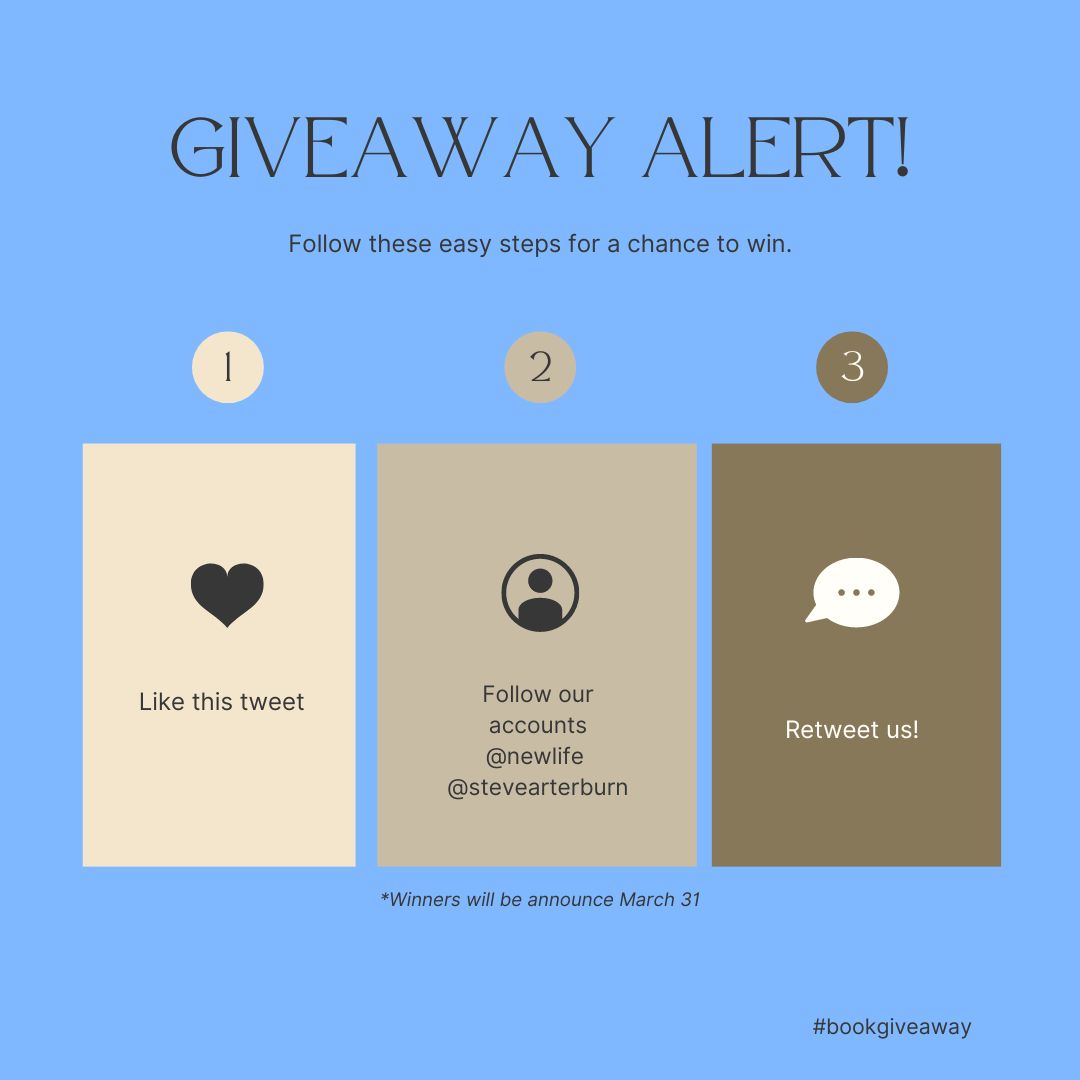 NewLife's tweet photo. ✨GIVEAWAY ALERT✨ We will be giving away 4 copies of New York Times Best Selling Author Lysa TerKeurst’s new book
- Like this tweet
- - Follow @stevearterburn and @newlife
- Retweet us! https://t.co/T0fUTCI59G