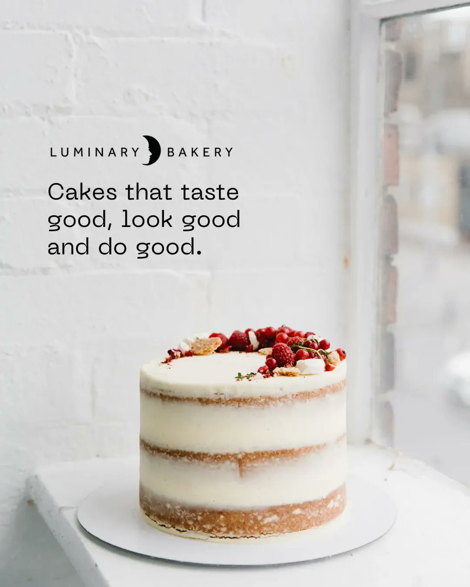 Luminary cakes not only wow your friends &amp; family with how delicious &amp; beautiful they are, but every purchase of a Lumianry cake has purpose, enabling us to offer courses, work experience &amp; paid employment, empowering women to build their career.

luminarybakery.com/collections/ca…