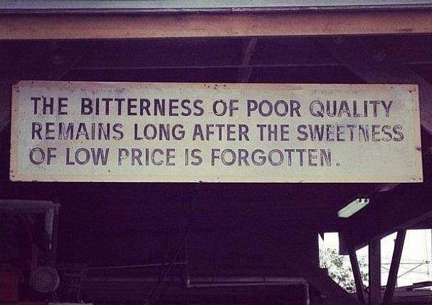 So true...Find clients that value quality and service! It is ok to de-qualify a prospect and move on!