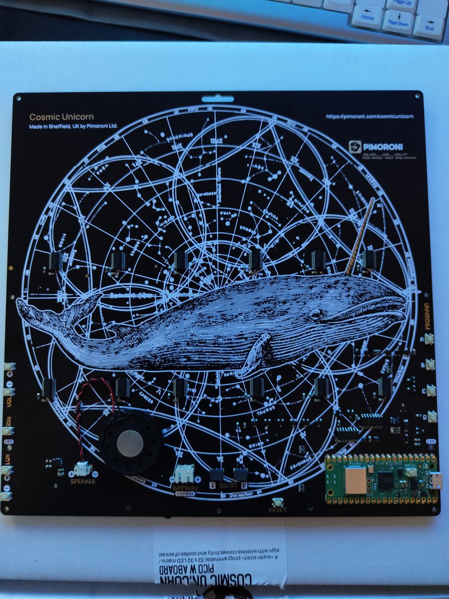 kamathsblog's tweet image. Package from @pimoroni arrived right on time for the weekend! The PCB art is incredible as always, but I wish I could display the art and the LED matrix at the same time..

Also, never imagined micromod boards to be this tiny, I&apos;m excited to try out #microROS on it. @RosmoRobot