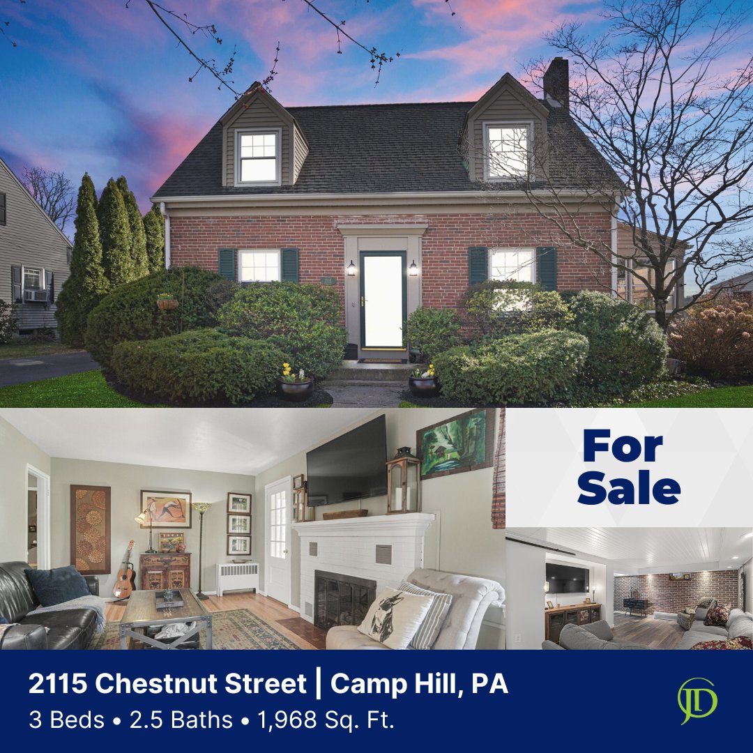 Joy_Daniels's tweet photo. Just Listed in Camp Hill ✨

Welcome home to this beautiful Cape Cod in desirable Camp Hill Borough!

See more at: https://t.co/CtY90OLKbv
:
::
:::
#Harrisburg #HarrisburgPA #RealEstate https://t.co/k11J3xRPOB
