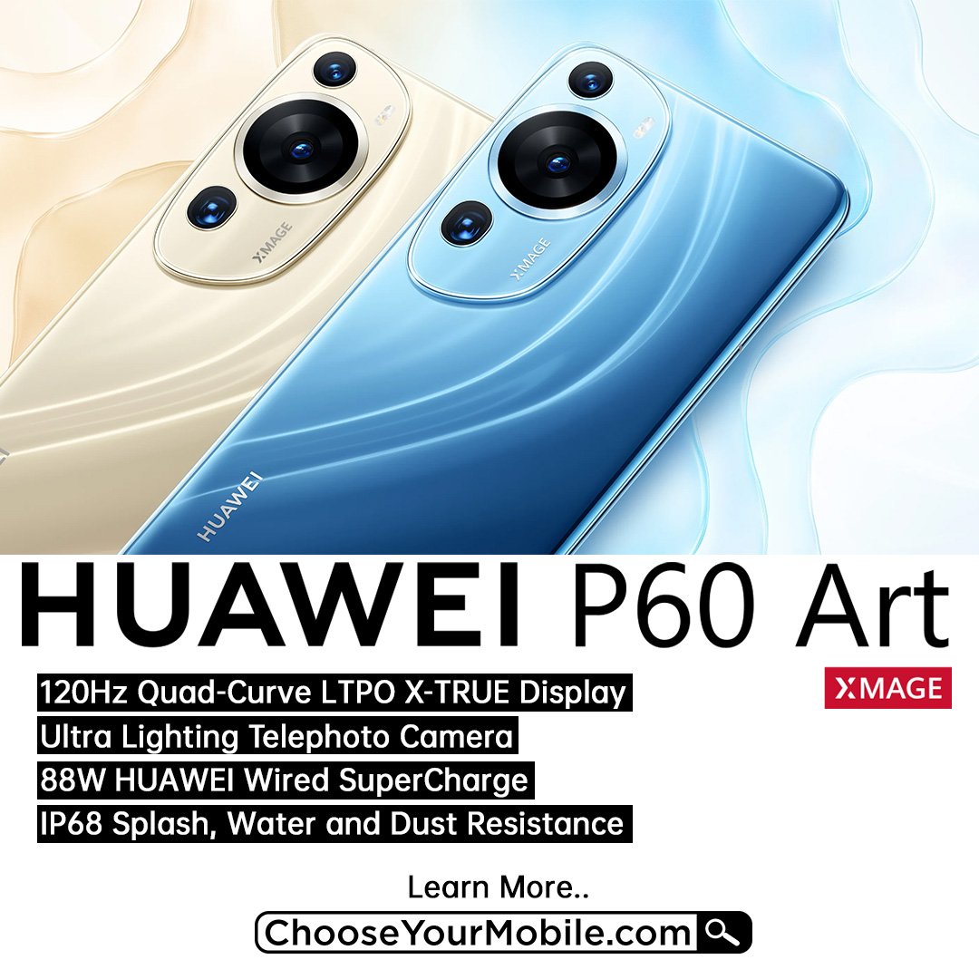 Learn More:
chooseyourmobile.com/huawei-p60-art/
Huawei P60 Art Smartphone Specifications and Price List
.
.
#HuaweiP60Art #HuaweiP60 #HuaweiP60Pro #Huawei #smartphone
