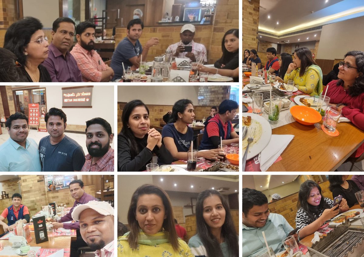 SarusInc's tweet photo. Yet another Good Time! It has always been a pleasure having a casual team meet to share work experiences over delicious food.

#Bangalore #Sarus #teammeeting #bangalore #work #friends https://t.co/DMG5PFF0yP