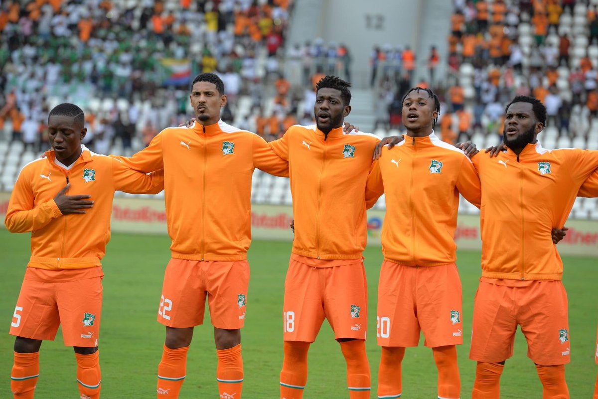 JoueursCI's tweet photo. 🚨 LE 11 DE DÉPART DE NOS ÉLÉPHANTS CE SOIR :

- Folly Ayayi-

- Singo, Bailly, Gbamin, Konan - 

- Sangare, Aholou, Kessie -

- Diallo, Haller, Kouame -

 https://t.co/CPMlKPGkLp