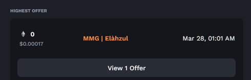 🚨AXIE OFFERS PSA🚨
Someone has created a bot so that if you ever accept low offers (for quick cheap transfers) from someone it makes offers from their own ronin impersonating that person in the hopes you let your guard down ! 

Be careful and always double check ronin address!
