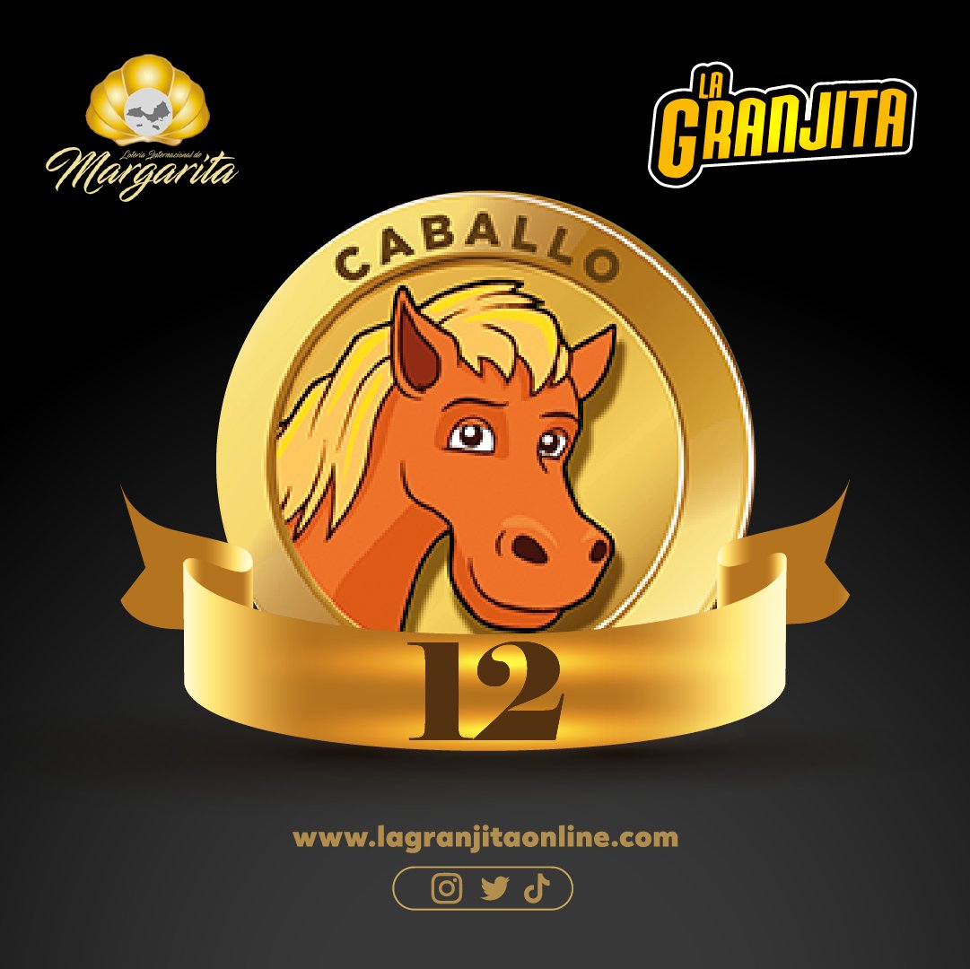 lagranjitaofic's tweet photo. 24-03-2023
2:00:00 pm
12 Caballo
#sorteos #loteria #loteriainternacionaldemargarita https://t.co/41FsPSloi7