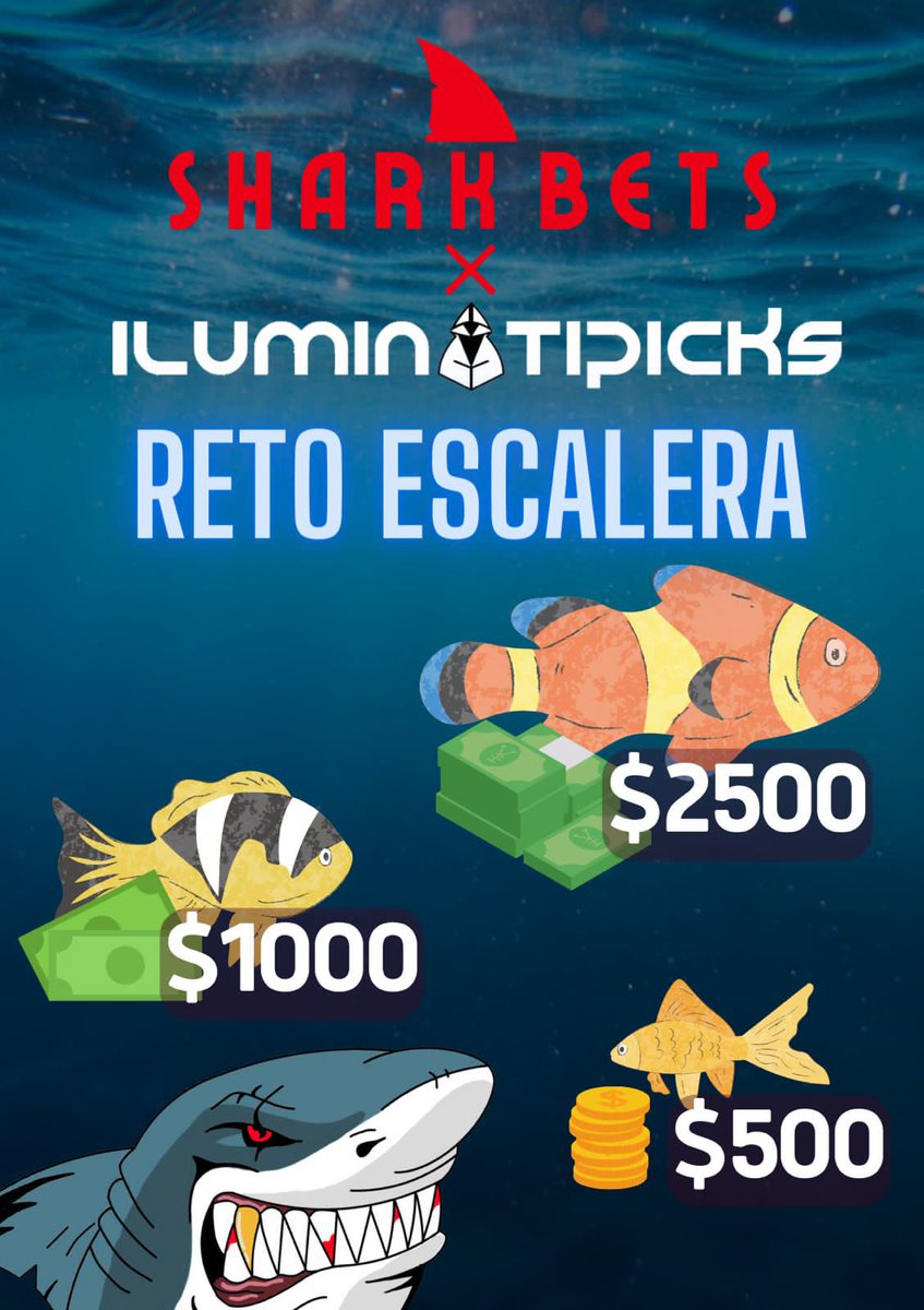 Mañana se arma reto escalera con <a href="/SharkBets01/">SharkBets🌊🦈</a> 🧙‍♂️🦈

t.me/+6cpyvPf6lF1kO…

Totalmente gratis en su canal, vamos a intentar convertir $500 en $2500 💰

Hay #UFCSanAntonio y mucho deporte que maneja el buen Sharky 

Ahí los veo
