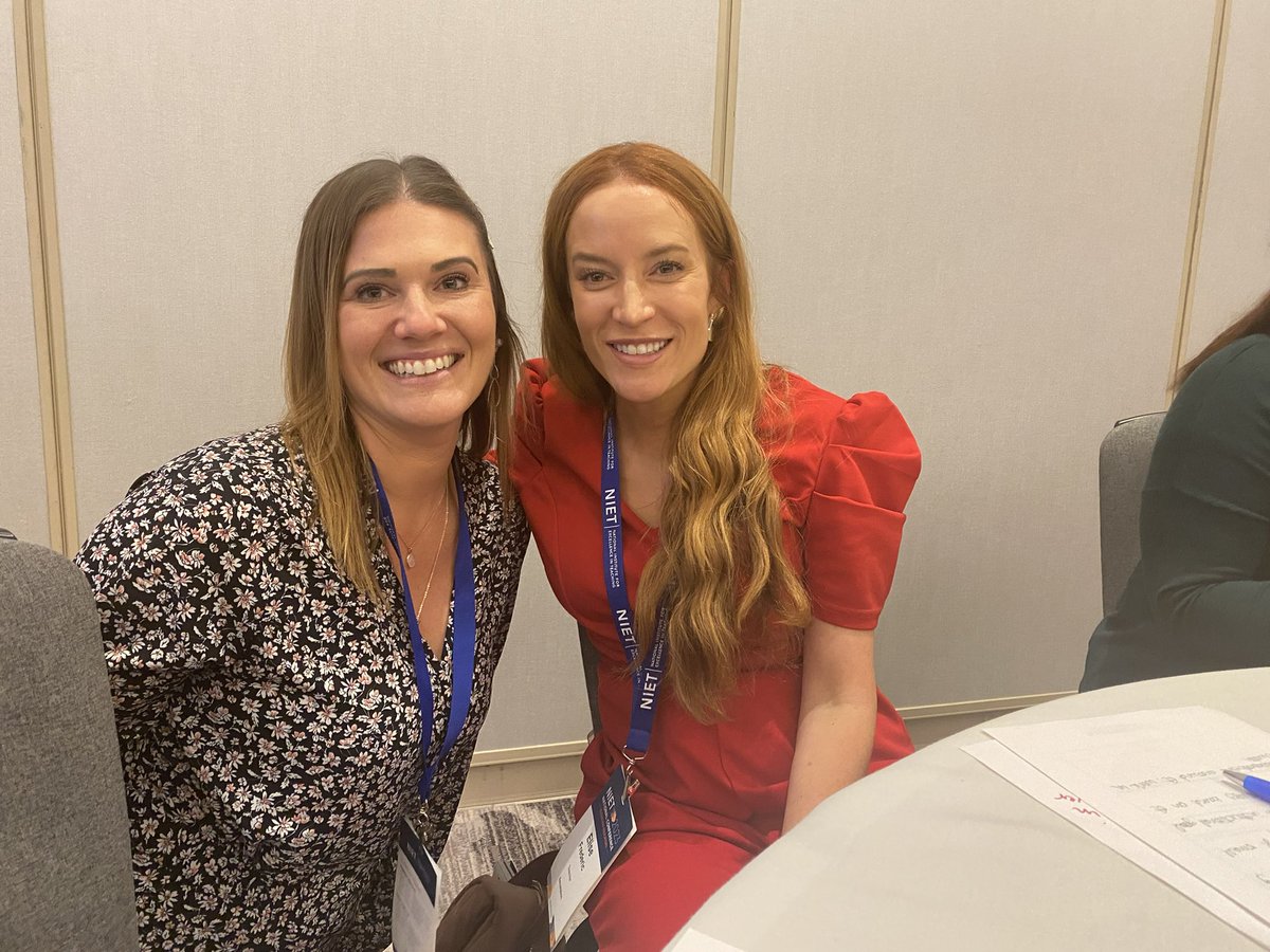 This NIET conference has me reflecting very deeply— not just on best practices and ways to elevate student success, but also on my personal journey— Perry has grown me from the ground up (thanks @MrKnight_SHS) and NIET keeps deepening my connections to good humans!