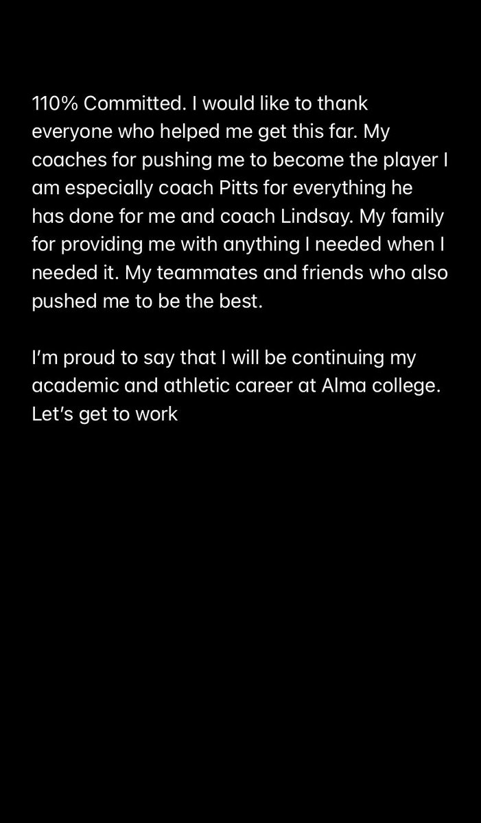 isaiahhollimon's tweet photo. Committed @CoachCouchAlma @AlmaScotsFB @Coach_Pitts74 @TaylorGriffins https://t.co/uqfK5dmFuc