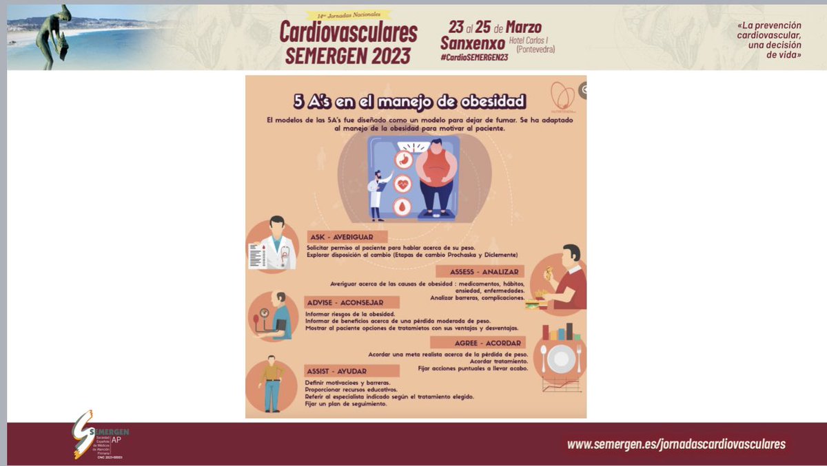 ana_apiecar's tweet photo. #DisfuncionTejAdiposo
#Adiposopatía
#InmunoMetabolismo
🛑#StopInercia
✅Abordaje #holístico
✅Enfoque #fisiopatológico
✅Tratar las causas dlas causas
⛔️#Estigmatización o culpabilizar
▶️#AbordajeReglado como patología crónica compleja
5️⃣A’s
✍🏼#Edmonton
#CardioSEMERGEN23 https://t.co/2s7VH2qdFM
