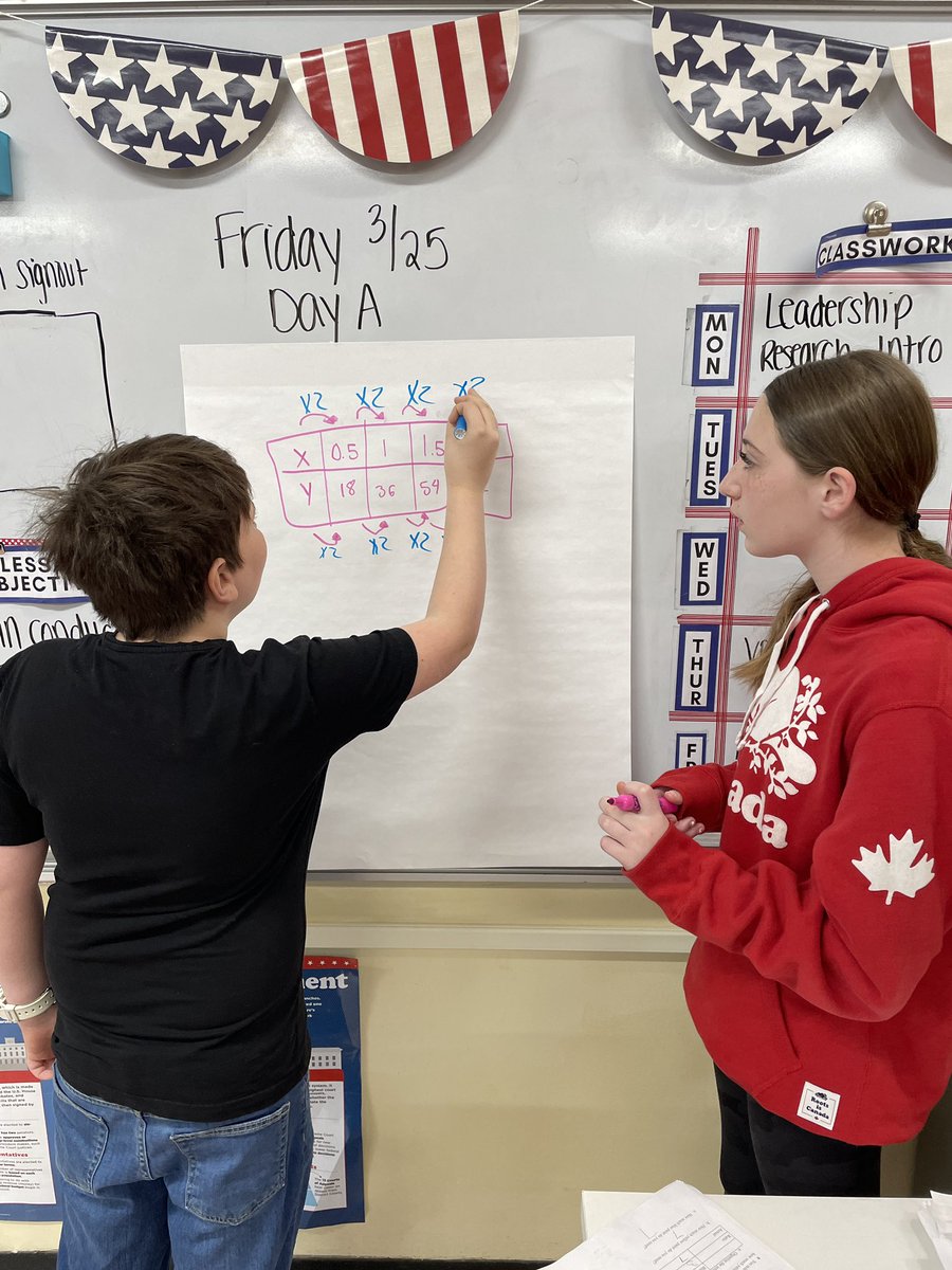 Vertical learning makes for better conversations and more visible thinking in Mr Schule’s math class! 

@WMSprincip <a href="/GreenwichPSMath/">MICHAEL REID</a>