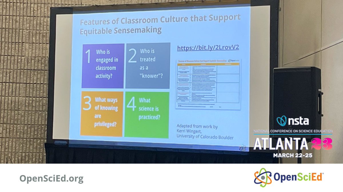 Do students feel safe sharing their ideas, imperfect as they may be? Classroom culture and norms play a huge role in the quality of discussions amongst students. @SarahOpenSciEd considers these 4 questions when assessing the quality of discussions. #NSTA23