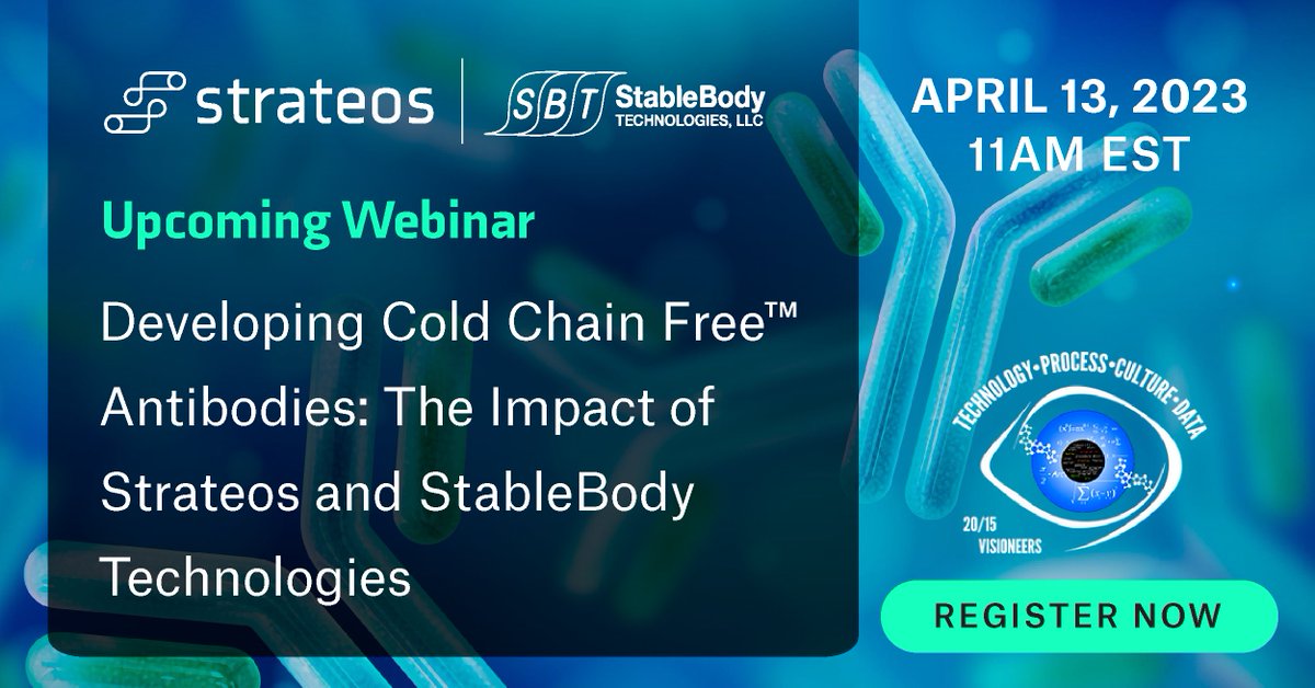 Our upcoming webinar,  "Developing Cold Chain Free™ Antibodies: The Impact of Strateos and Stable Body Technologies" is on April 13! Join us to learn more about the innovative technologies that are revolutionizing protein engineering.

Register here: hubs.la/Q01J1yDn0