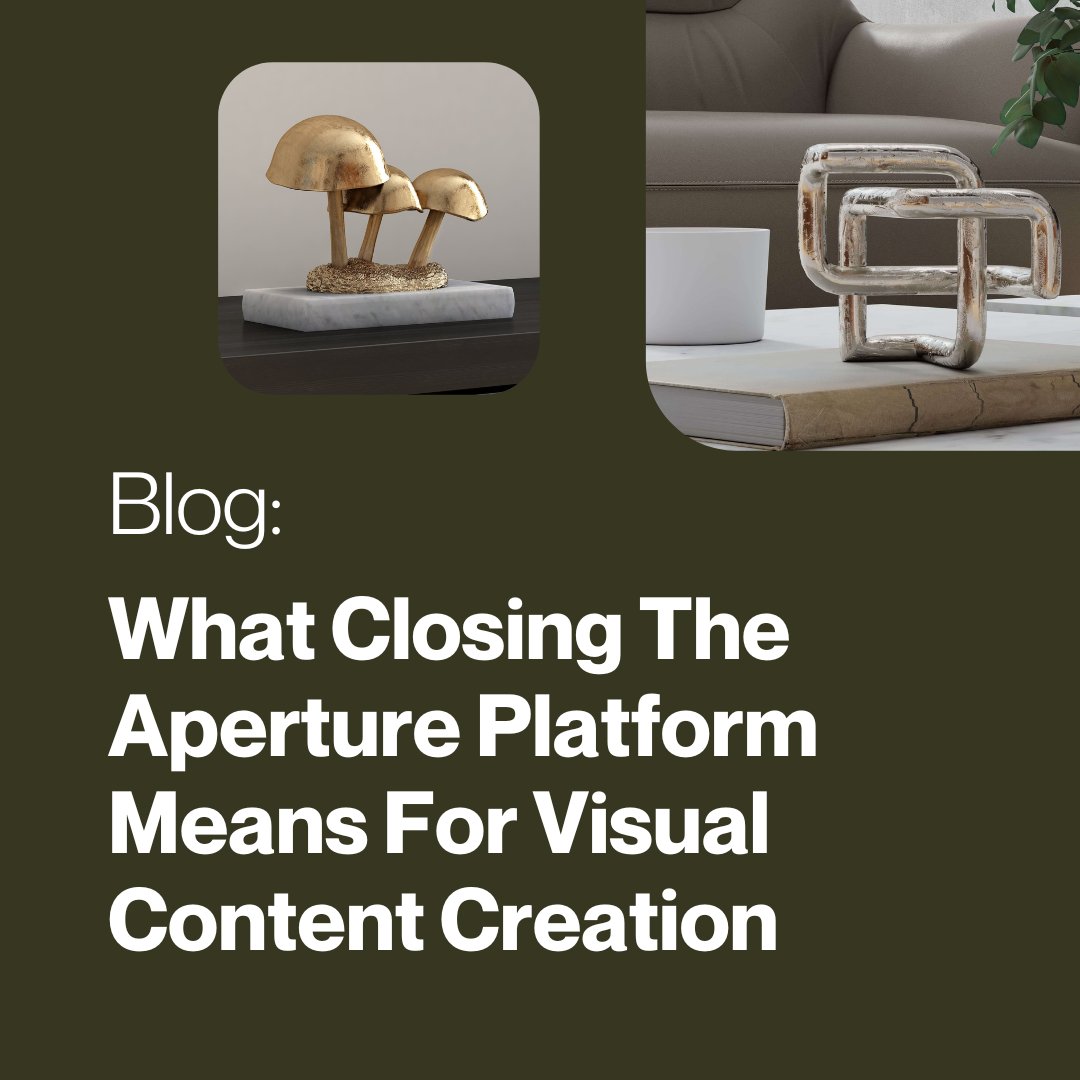 imagine_io's tweet image. You may have heard Outward has decided to shut down the Aperture Platform… Check out our latest blog to learn how eCommerce is evolving and how your organization can stay at the forefront of 3D content creation: hubs.li/Q01J55Vx0 
#3Dcontent #homefurnishings #ecommerce