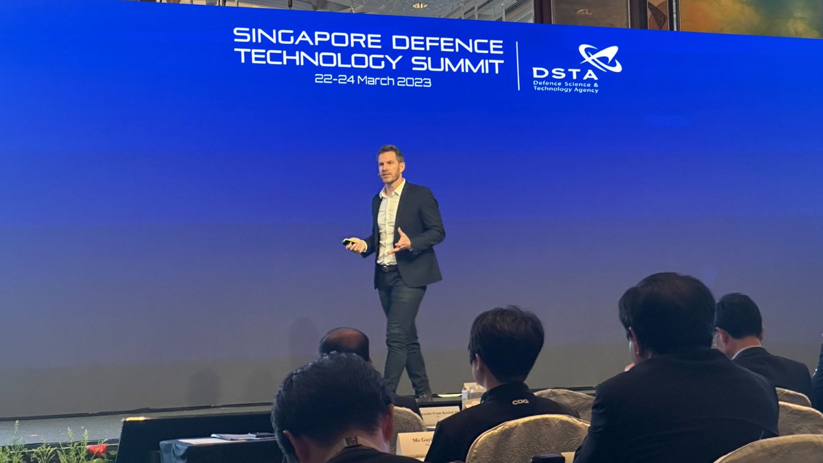 Our CEO @sgourley recently delivered a Ted Talk on the AI arms race at the Singapore Defense Tech Summit. 

#sgtechsummit #theSingaporeDIS