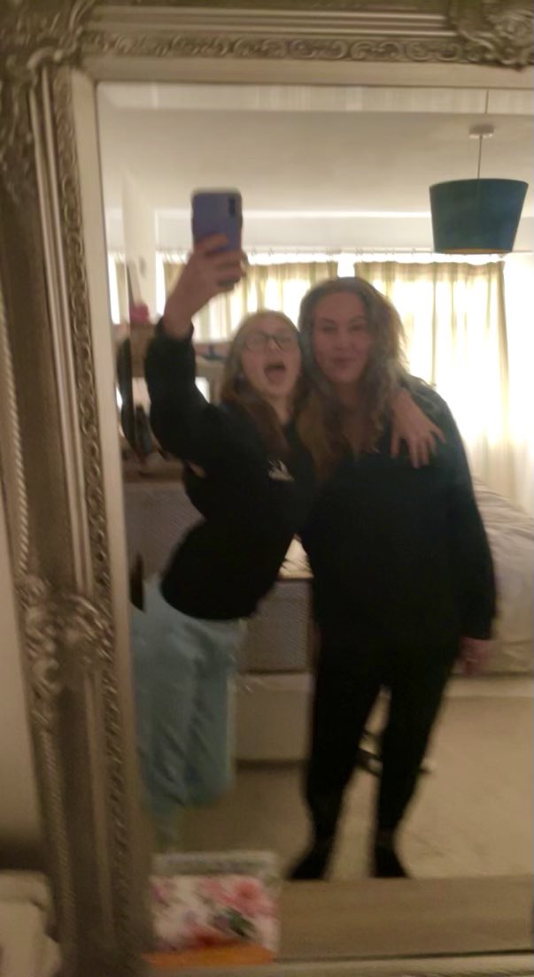 BakerKatyhaynes's tweet photo. Me and my girl. Yesterday we weren’t talking because she had been so 🤬🤬 today we are friends!! The teenage roller coaster continues. 🎢 🎢🎢🎢 #teenagerlife #mumsanddaughters #singleparenting #adayatatime #upsanddowns #todayisgood https://t.co/9xVZ3GK4Fy