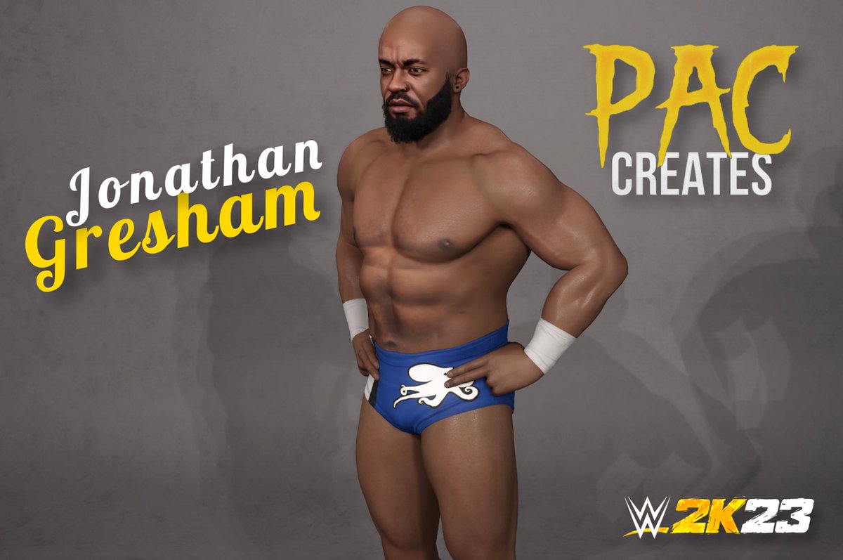 PAC_Creates's tweet photo. “The Foundation” @TheJonGresham is available NOW in #WWE2K23. Search “PacCreates” to find it! https://t.co/HGnLEJn9GG
