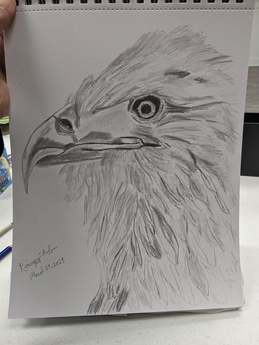 ArtistKimmary's tweet photo. Eagle sketch

#eagle #sketch #drawing #pencildrawing #art #natureart #ArtistOnTwitter https://t.co/IDxzvabqir