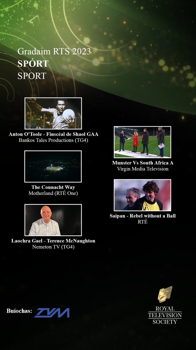 RTS_ROI's tweet photo. One last look at our Sports nominees ahead of the RTS Ireland Awards on Tuesday night! https://t.co/3dANxvenk8