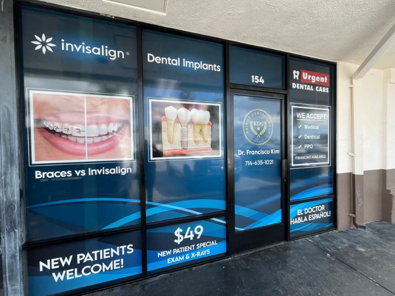 SuperiorSignsAG's tweet photo. We recently had the opportunity to collaborate with Francisco Kim, D.D.S., to put together perforated window graphics in Anaheim, CA, at Artistry Dental. https://t.co/yG54ZX7kJI 
#PerforatedWindowGraphicsInAnaheimCA #SeeThroughWindowGraphics #PerforatedWindowDecal #WindowGraphic https://t.co/zIts5u6mgr