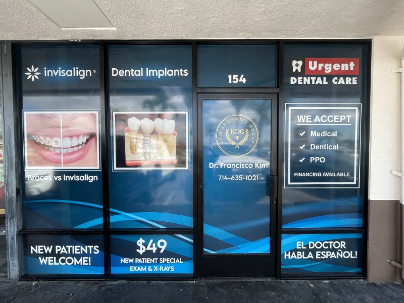 SuperiorSignsAG's tweet photo. We recently had the opportunity to collaborate with Francisco Kim, D.D.S., to put together perforated window graphics in Anaheim, CA, at Artistry Dental. https://t.co/yG54ZX7kJI 
#PerforatedWindowGraphicsInAnaheimCA #SeeThroughWindowGraphics #PerforatedWindowDecal #WindowGraphic https://t.co/zIts5u6mgr