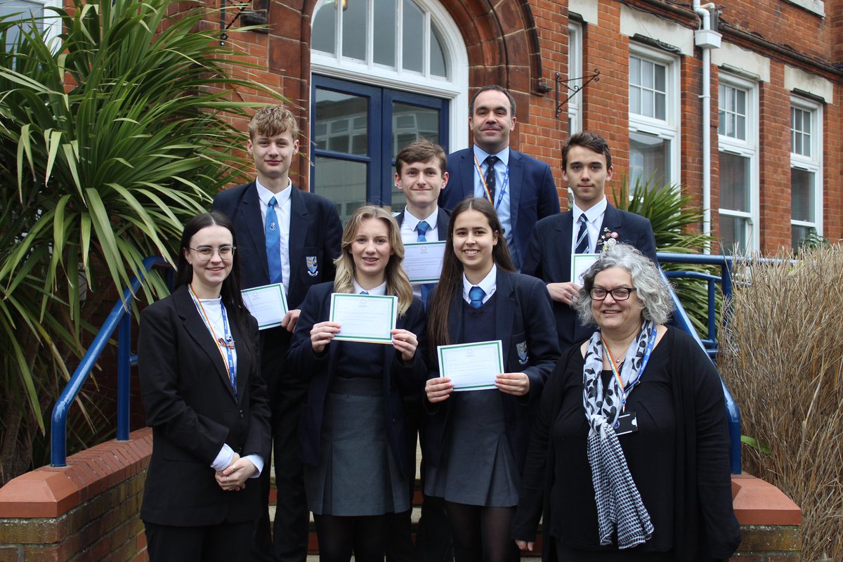 PlumeMaths's tweet photo. We were delighted this week to award students in years 9, 10 &amp; 11 certificates for their results in the @UKMathsTrust Intermediate Maths Challenge. A very impressive 69 students received either a Bronze, Silver or Gold award. A huge well done to all, what a fantastic achievement! https://t.co/Tw5eaBuYJV