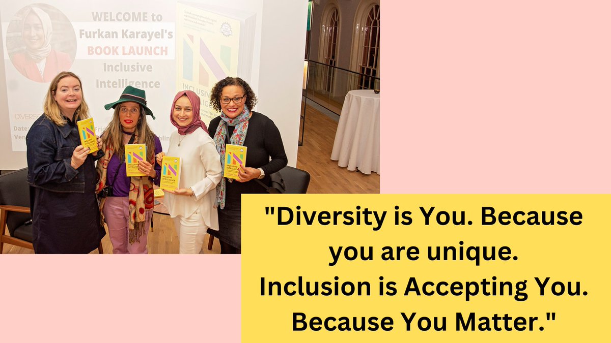 diversein's tweet photo. "Diversity is You. Because you are unique. Inclusion is Accepting You. Because You Matter." Inclusive Intelligence is all about embracing diversity and creating an inclusive work environment that values and supports everyone. 
https://t.co/2dLcNBrlQU
#InclusiveIntelligence https://t.co/uWi95ZgBei