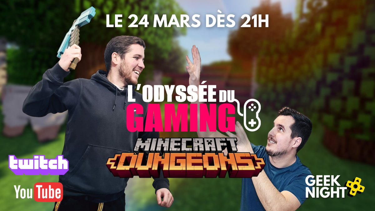 juicyfraise_'s tweet photo. Se soir à partir de 21h ! L'émission sera en COOP sur Minecraft Dungeons. 

Soyez au rendez au vous, au plaisir de vous revoir sur twitch 😉

Twitch : https://t.co/EFKvPceLFn https://t.co/rYgVPIPgBG
