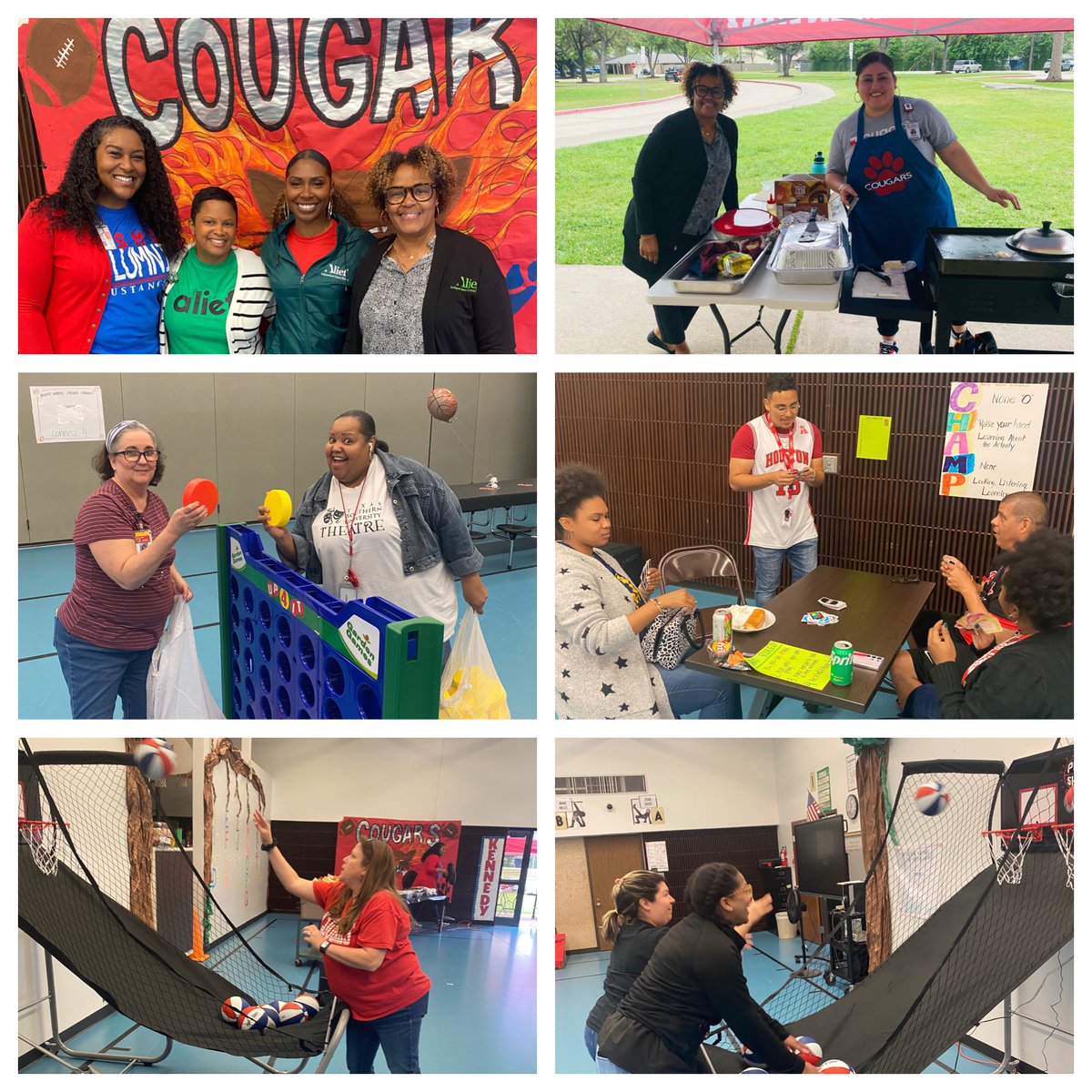 Lunch time fun <a href="/MarchMadnessMBB/">NCAA March Madness</a> style <a href="/KennedyCougs/">Kennedy Elementary</a> #AliefProud