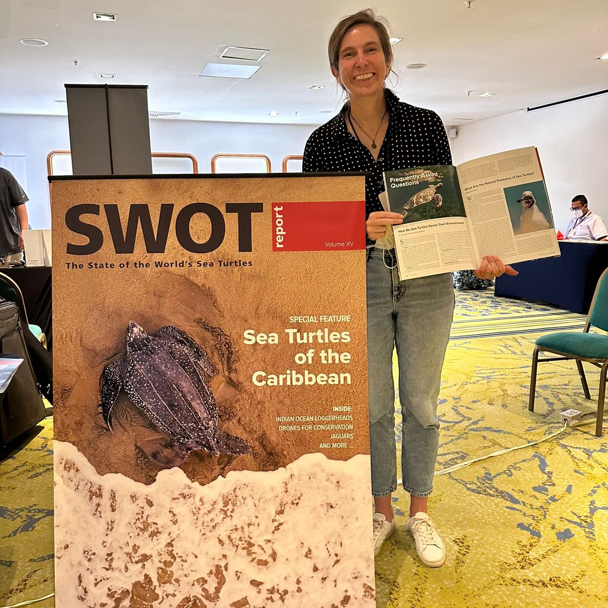 OceanicSociety's tweet photo. #SWOTReport18 author Samantha Trail at #ISTS41_Cartagena 👏👏
Read her article 'FAQ: How Do Sea Turtles Sense Their Environment?' here: https://t.co/cDreYEzPS4 https://t.co/aiawDbnUGZ