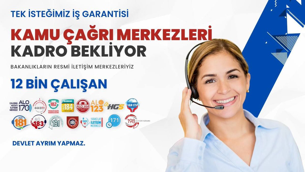 kamucagrimerkz1's tweet photo. TaşeronKadroyu Destekleyecek
@vedatbilgn @Akparti @RTErdogan @MHP_Bilgi 
Devletin asıl işini gören kamu çağrı merkezleri haklarını istiyor https://t.co/yxzHb0u2wI