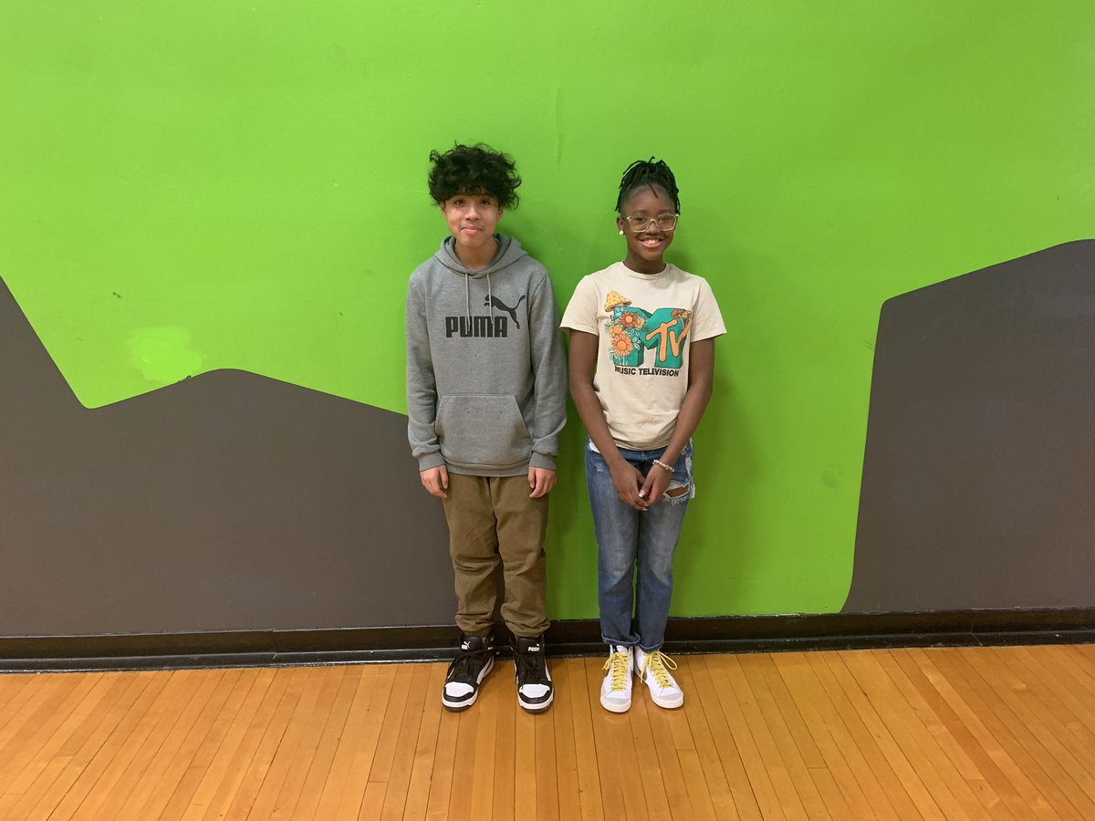 Our students of the week this week are Maliyah Moore and Hector Romo. They are very respectful to students and staff and enjoyable to have in class, no matter what we are working on. Congrats! #bridgerbold #isdstrong