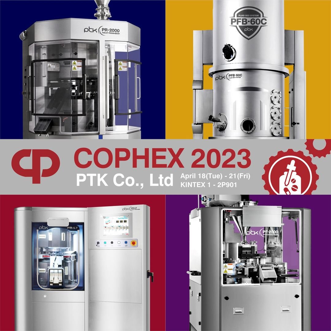 ratkin22's tweet photo. @tabletting 
PTK Co. Ltd cordially invite you to COPHEX 2023. https://t.co/yDAE0QTLiA