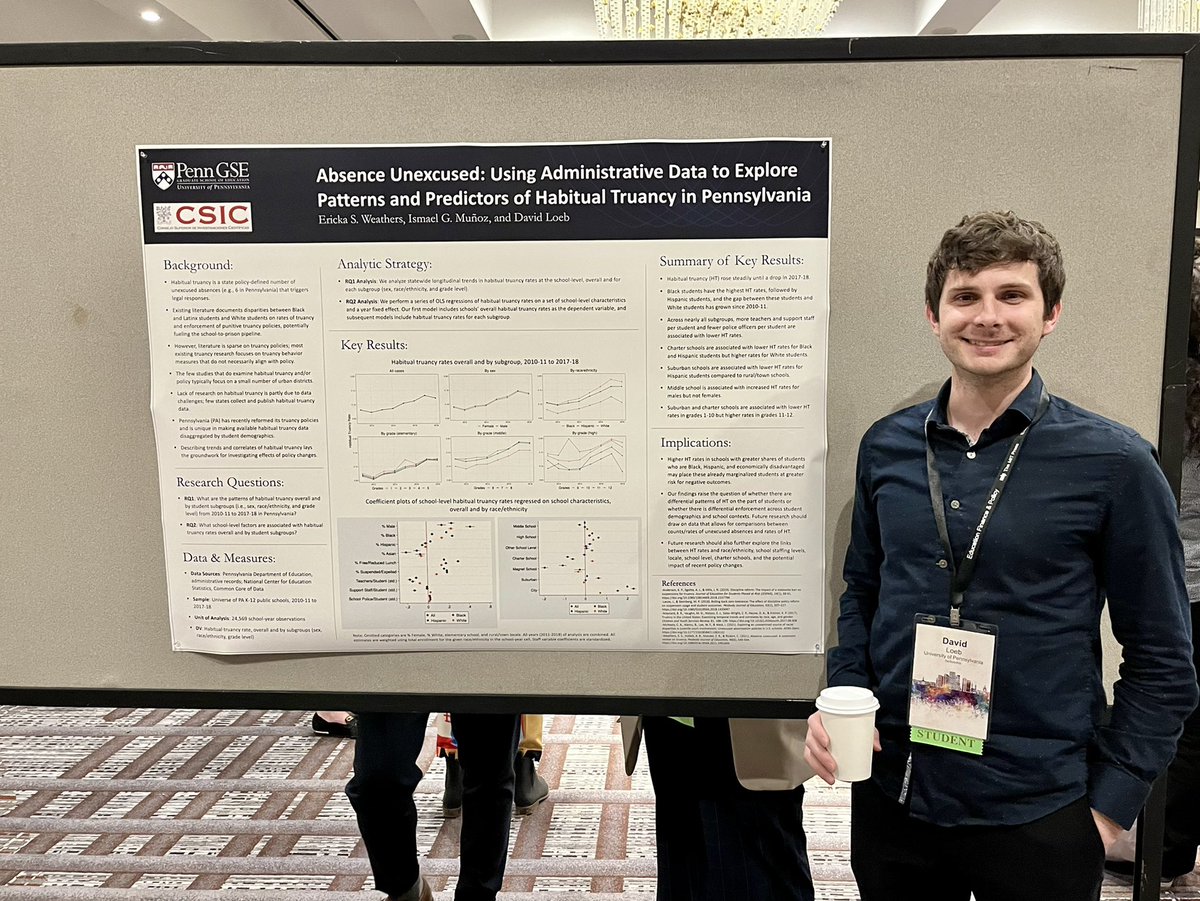 ja__freeman's tweet image. Great seeing @ David Loeb and @scolbywoods representing @PennGSE  at the #AEFP poster session!