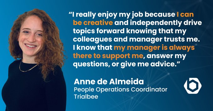 Our very own Anne de Almeida shared that she feels supported, trusted, and independent! We want to thank Anne for her commitment to our mission of simplifying the enrollment process for patients and supporting the successful completion of countless clinical trials.