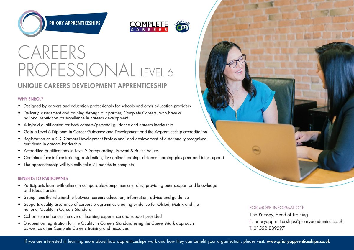 Priory Apprenticeships tweet media