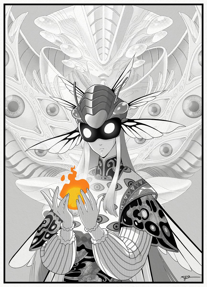 The bidder edition of MʘNSTER is going to be a screen tones version of the artwork. Brings you a 90's manga sweet memories.
Link in my pinned tweet 🧿