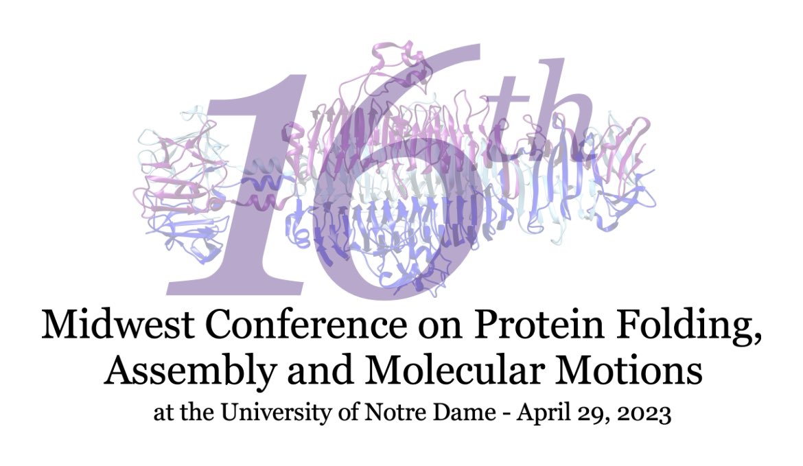 ndbiochemist's tweet photo. We’re one week away from the #MWFolding abstract due date — submit yours soon! As always, most talks will be selected from submitted abstracts. Registration and abstract submission is FREE!
Learn more at: https://t.co/9v8h94IFS2 https://t.co/OVrwayAmDj