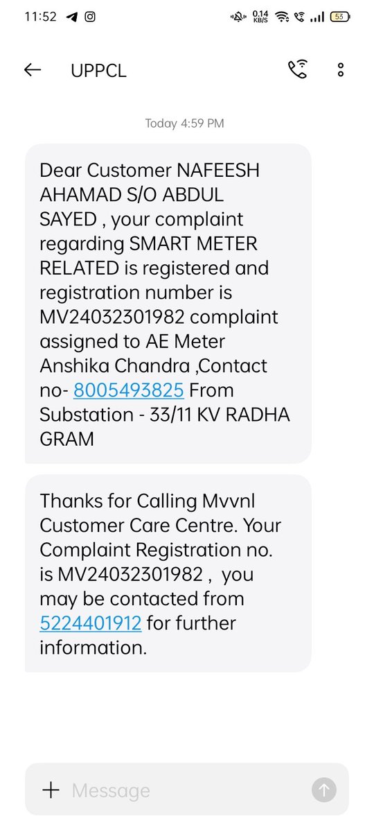 NadeemK15898352's tweet image. Bill paid on same date and updated also but electricity is not come till now.
😐😐

@UPPCLLKO 
@Uppolice
@updmmme
@kvradhagram
@mvvnllucknowcis
@mvvnlpro
#UPPCL
#uppclstrike