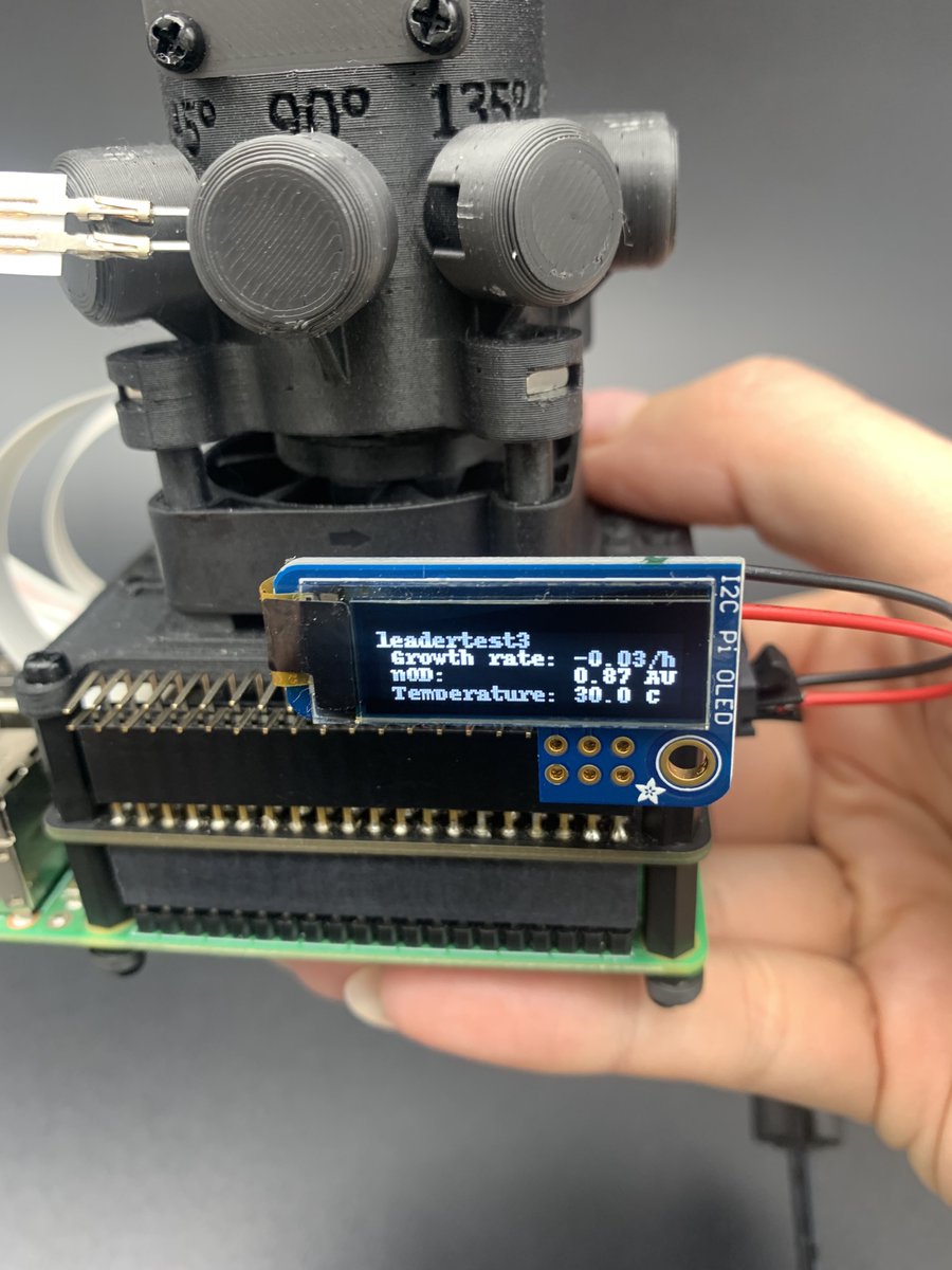Pioreactor (@pioreactor) on Twitter photo We're excited to announce a new plugin + hardware attachment for your Pioreactor! You can now attach an <a href="/adafruit/">adafruit industries</a> PiOLED display to get your Pioreactor's status at a glance.
forum.pioreactor.com/t/new-pioreact⦠We're excited to announce a new plugin + hardware attachment for your Pioreactor! You can now attach an <a href="/adafruit/">adafruit industries</a> PiOLED display to get your Pioreactor's status at a glance.
forum.pioreactor.com/t/new-pioreactβ¦