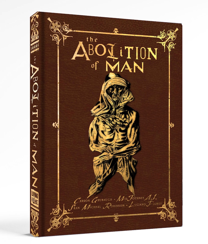 OgdenSMR's tweet photo. “...the stuff of nightmares... If anyone wants to buy a contemporary horror comic that you will never get over the images you saw within, this is the book for you.” — Alex Ross  

The Abolition of Man is here at last. Join us now on Kickstarter. https://t.co/GhMxOVKcr1 https://t.co/8v1TnoGlVP