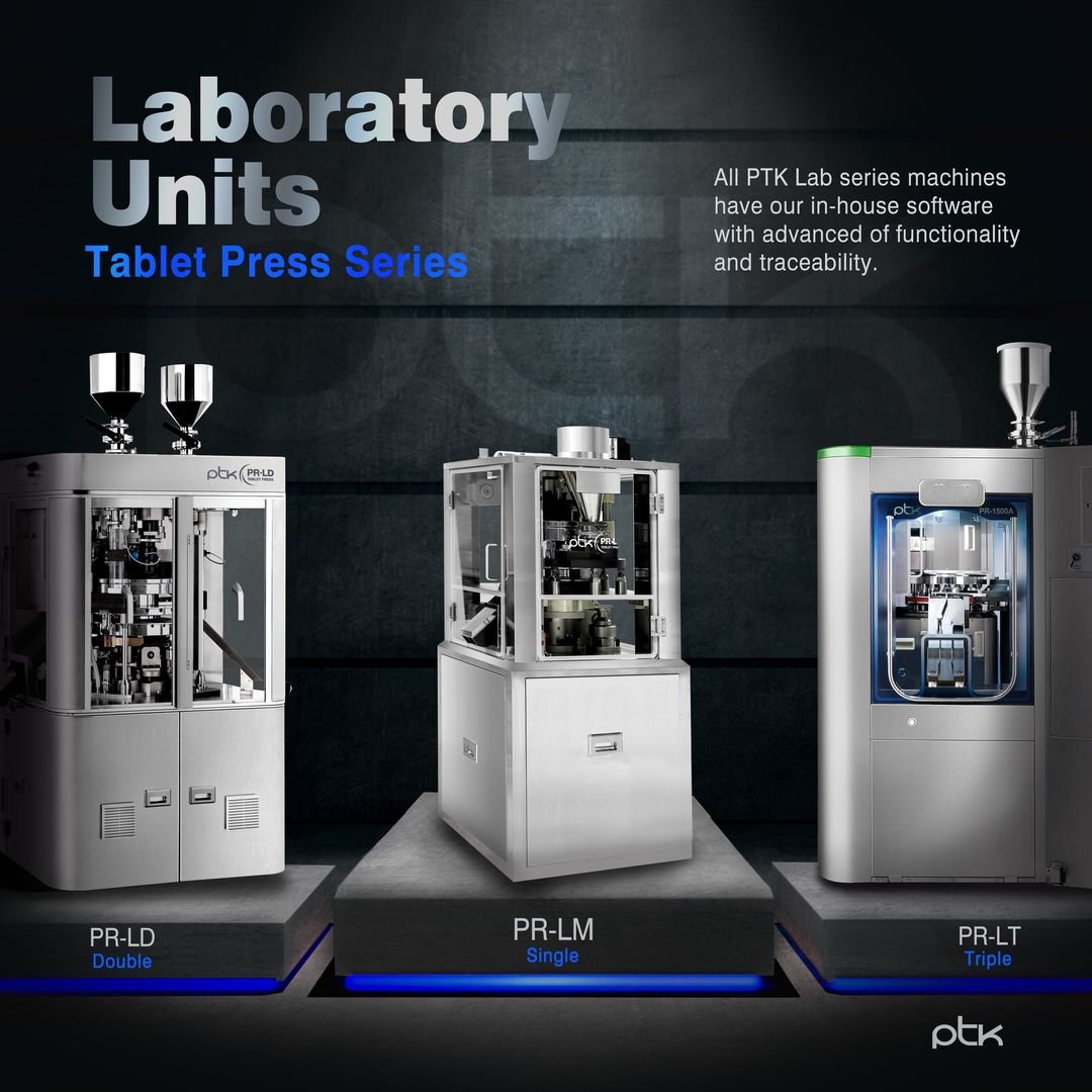 tabletting's tweet photo. PTK Tablet Press :
LABORATORY UNITS
All PTK Lab series machines have our in-house software with advanced of functionality and traceability.
https://t.co/IhKkbwbnqs https://t.co/jvEPkmAJ2b