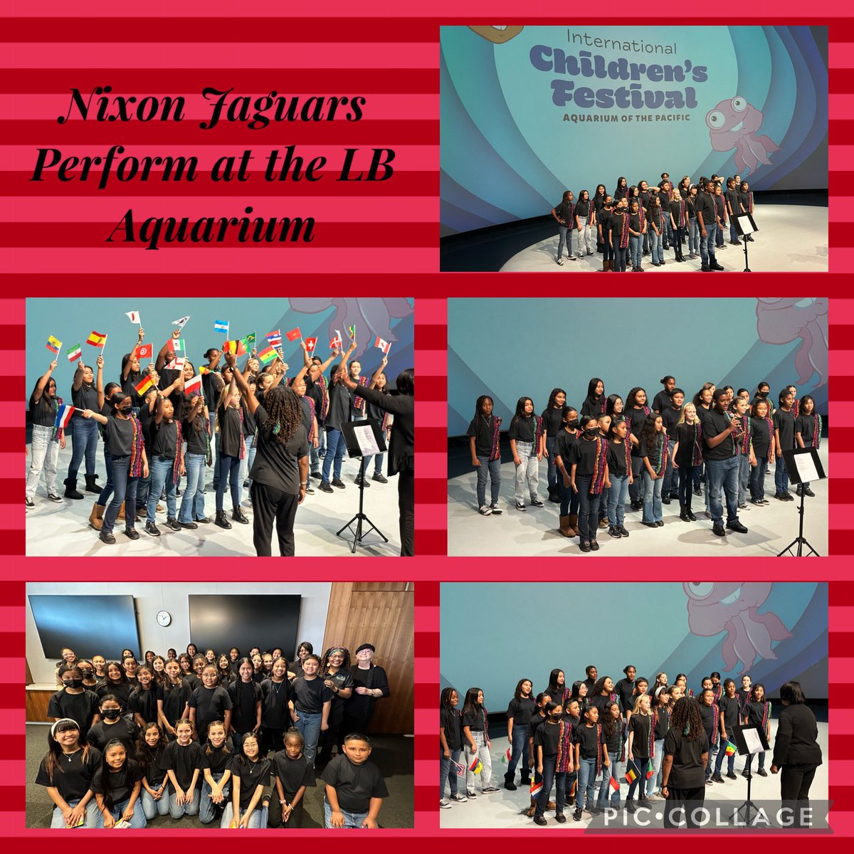 NixonAcademy's tweet photo. Nixon’s Musical and Dance Troupe performed at the LB Aquarium’s International Children’s Festival. It is their first year back since the pandemic and they did a fabulous job. 😁��🇸🇻🇪🇹🇭 https://t.co/KV2Sq5n1Eq