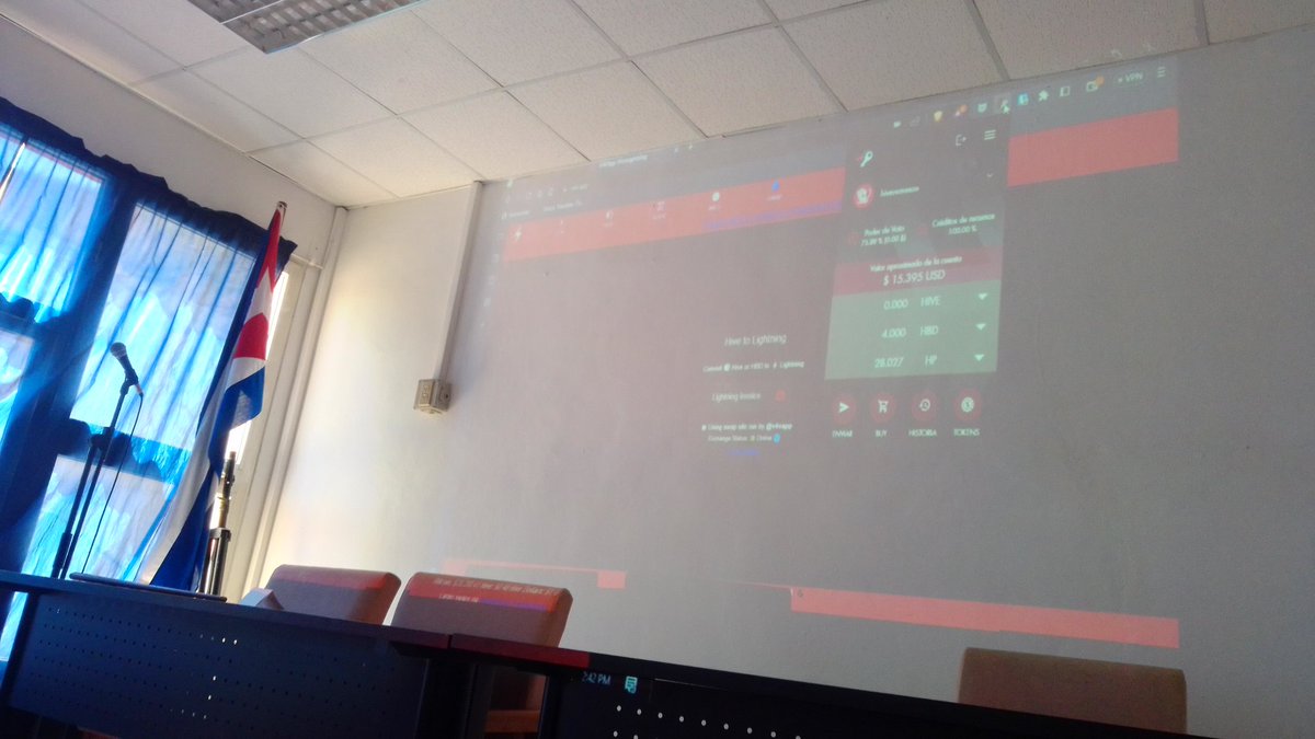 somosFiveSenses's tweet photo. @CrptoGeek fue el primer invitado en asesorar sobre #Hive a los profesionales del Instituto de Geología y Paleontología, haciendo una demostración en vivo de cambio a la moneda #Bitcoin y a MLC, además de el uso del chat-bot @HiveRemesas creado por él.
#AdopcionMasiva 🖐️ https://t.co/1uXPotl7M3