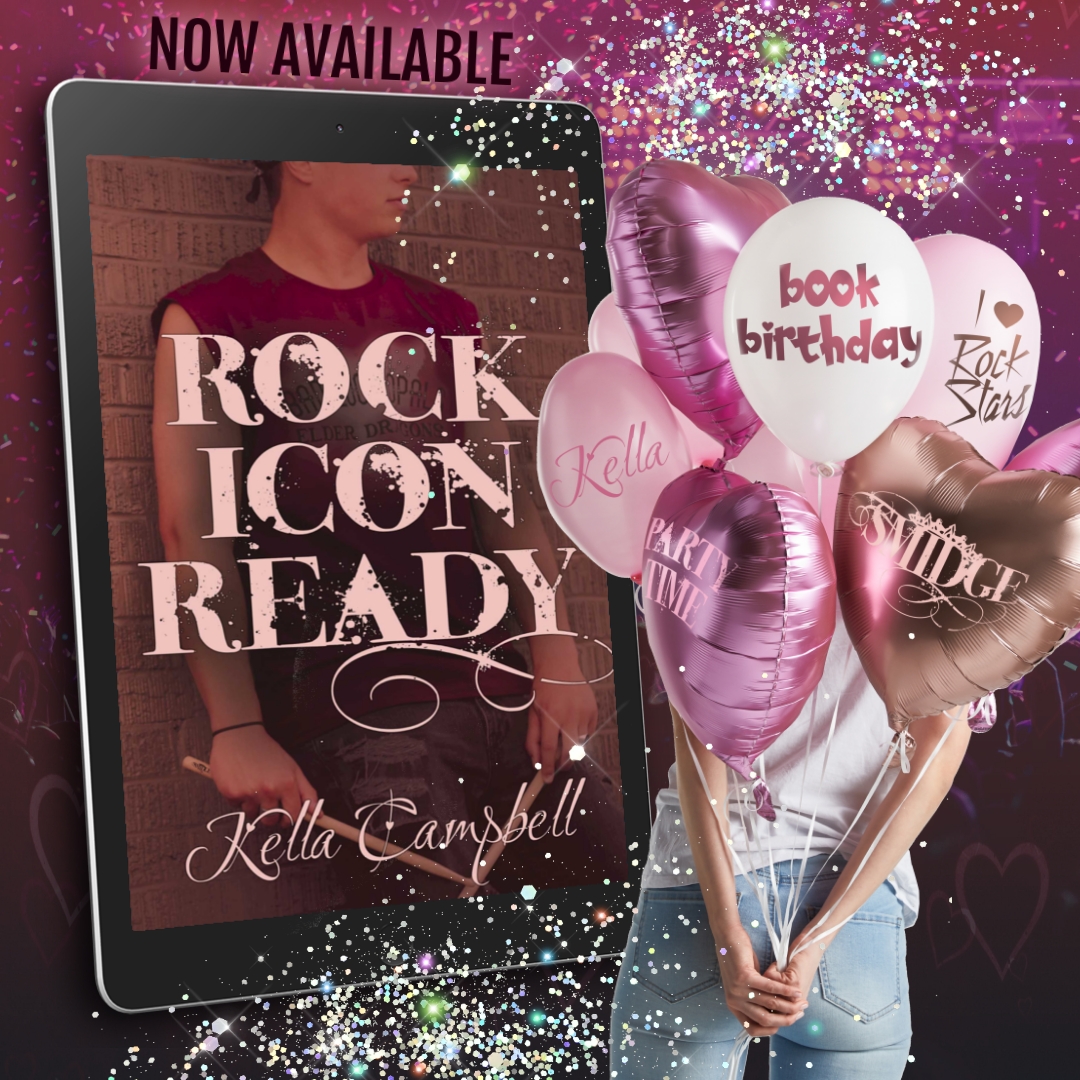 It's here! ROCK ICON READY is now available! A drum tech hides her romantic feelings from her drummer until he finds out she wants to have a baby and offers to help with that. 💕

Add it to your Goodreads TBR: bit.ly/RIRgoodreads

Get it now: books2read.com/rockiconready