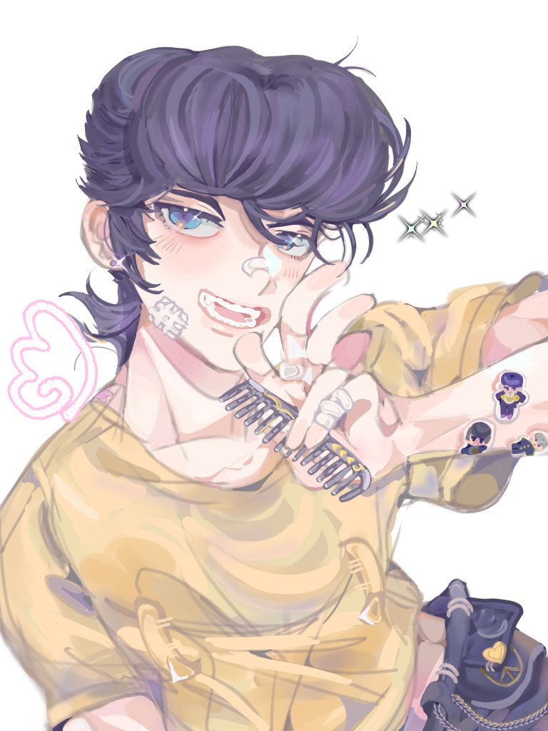 LillyChann's tweet photo. The silly stickers :D #josuke #jjbafanart #jjba #tiktokceoishot https://t.co/rp8OURCyBY