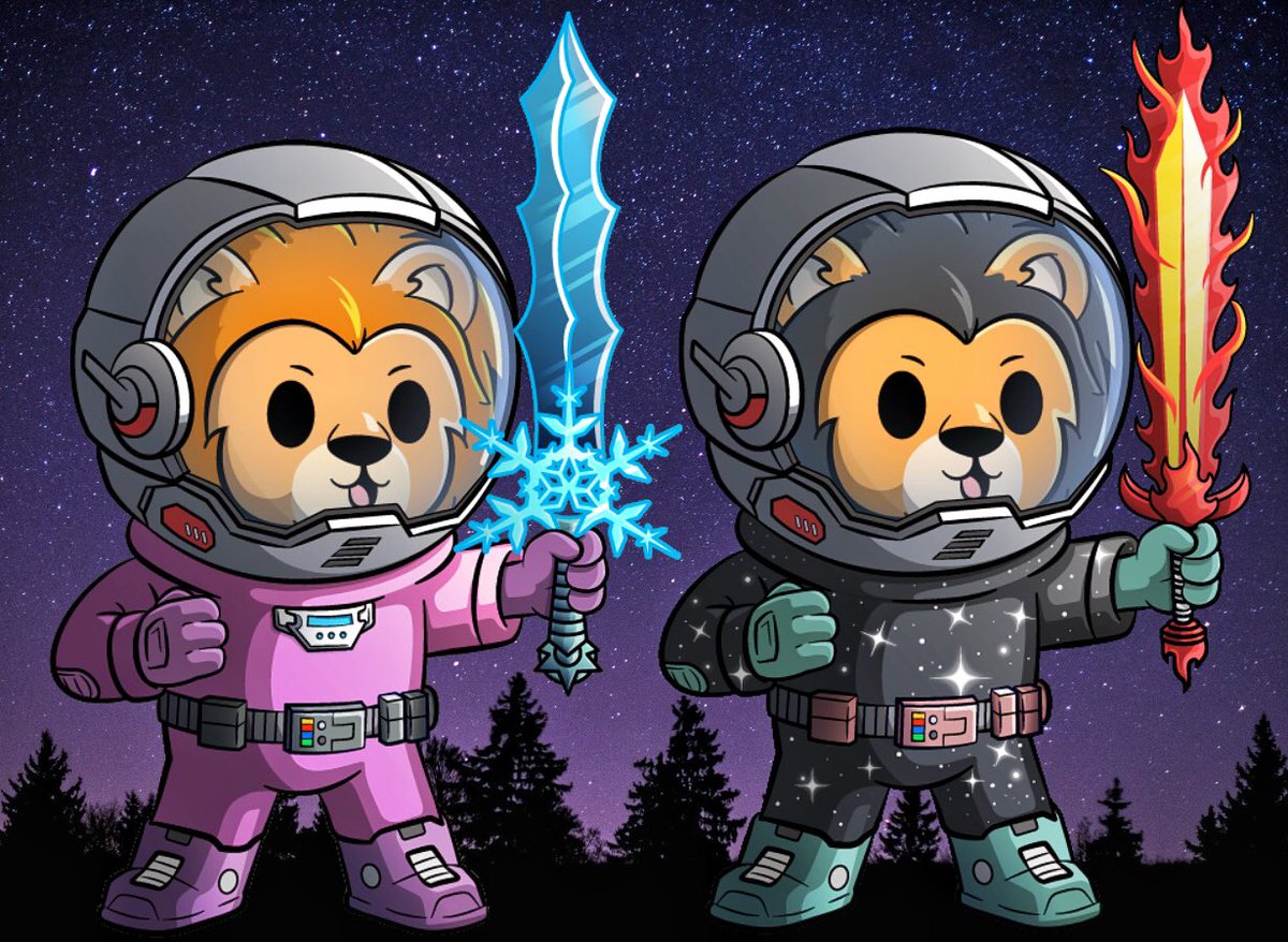 BrunoCNFT's tweet photo. After almost 2 years it's time to change my PFP to @spacebudzNFT V2. Which LION should I use? Keep my FIRE sword or switch to ICE sword? Anyway I'm ready for winter or summer 🧊🦁🔥 

Thank you so much @berry_ales @OlieMerza @pedro_illus 

#Spacebudz #CNFT https://t.co/EzH1UW18sI
