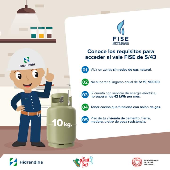 siente_trujillo's tweet photo. #SienteTrujillo: Hidrandina explica los requisitos para acceder al vale FISE por S/43.
Recuerda las siguientes instituciones donde ya se hizo efectivo el incremento:
✅Comedores Populares. (PCA)
✅Ollas Comunes.
✅Qaly Warma.
#Hidrandina #ValeFISE https://t.co/NMlgFaclXI